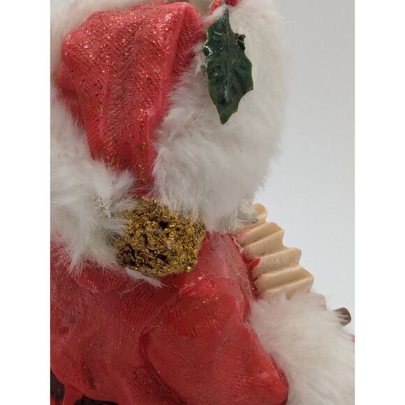 Le Jardine French Collection Christmas Scene Santa & Children with Musical Base - Picture 14 of 16